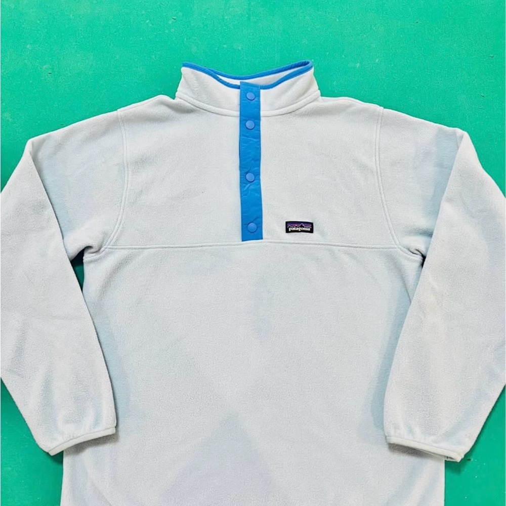 Light Blue Fleece Pullover